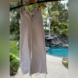 White Size Medium Pants Jeans 
women’s cute trendy high waisted